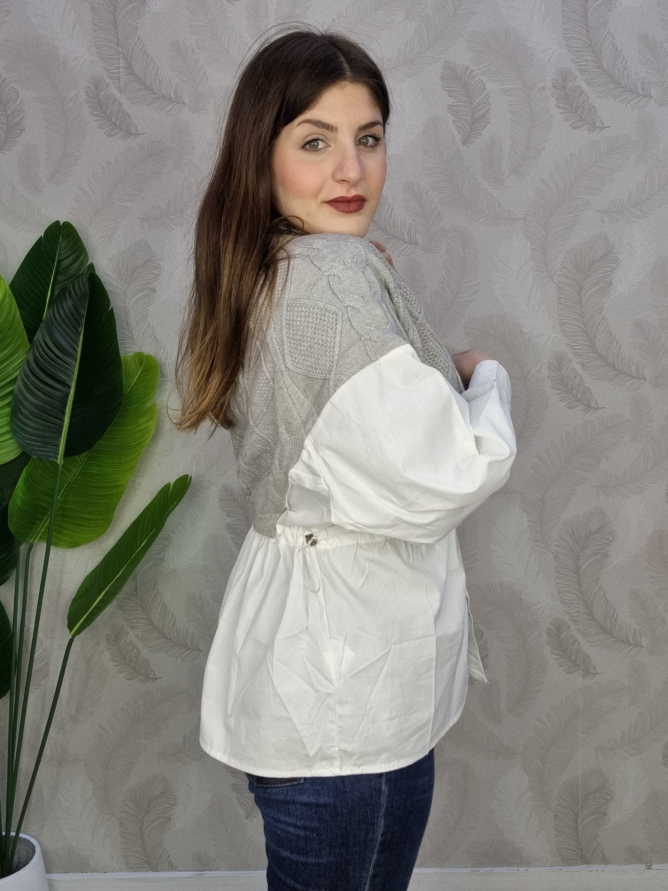 MAGLIONCINO CAMICIA CURVY