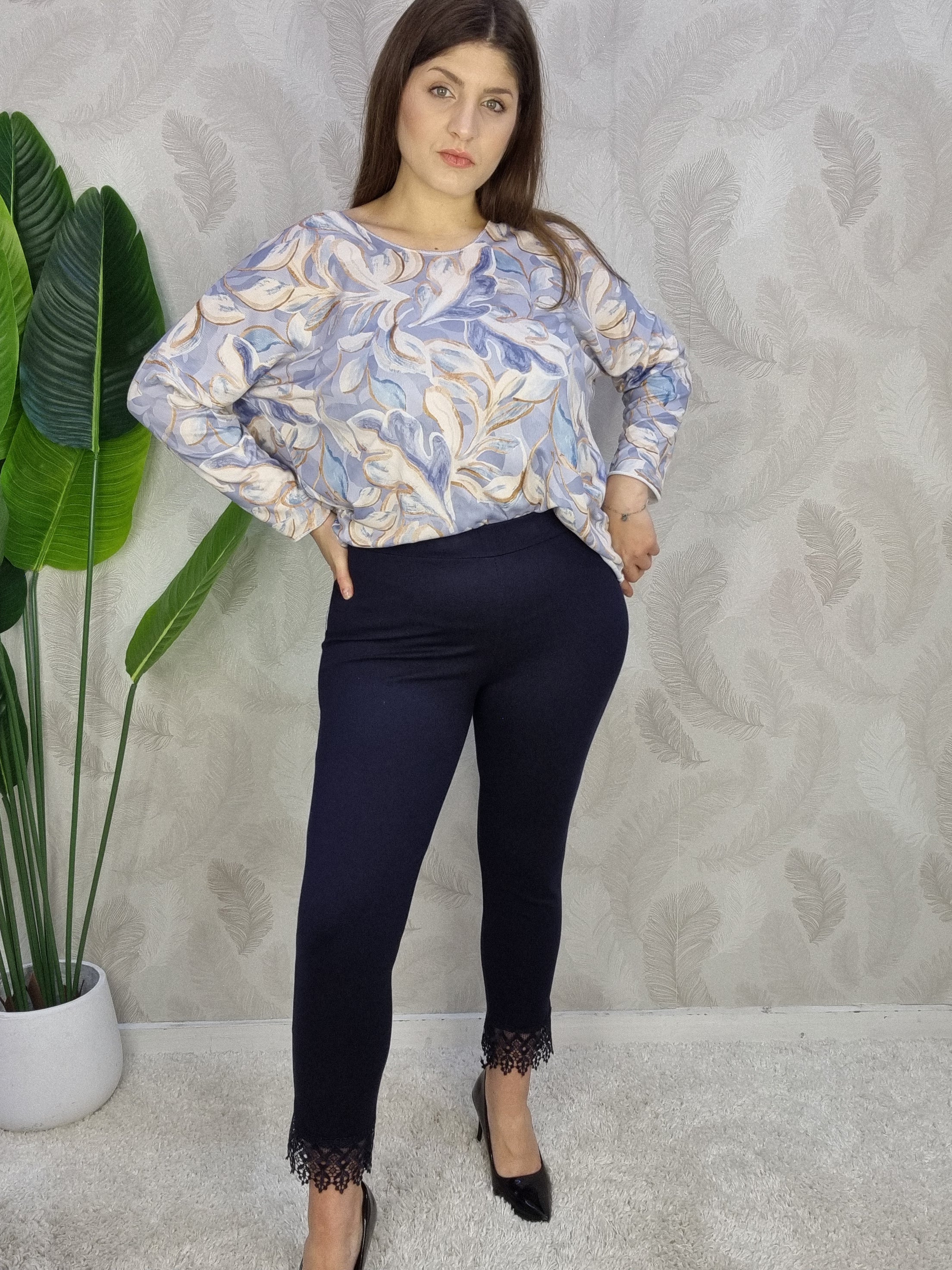 PANTALONE MERLETTO CURVY