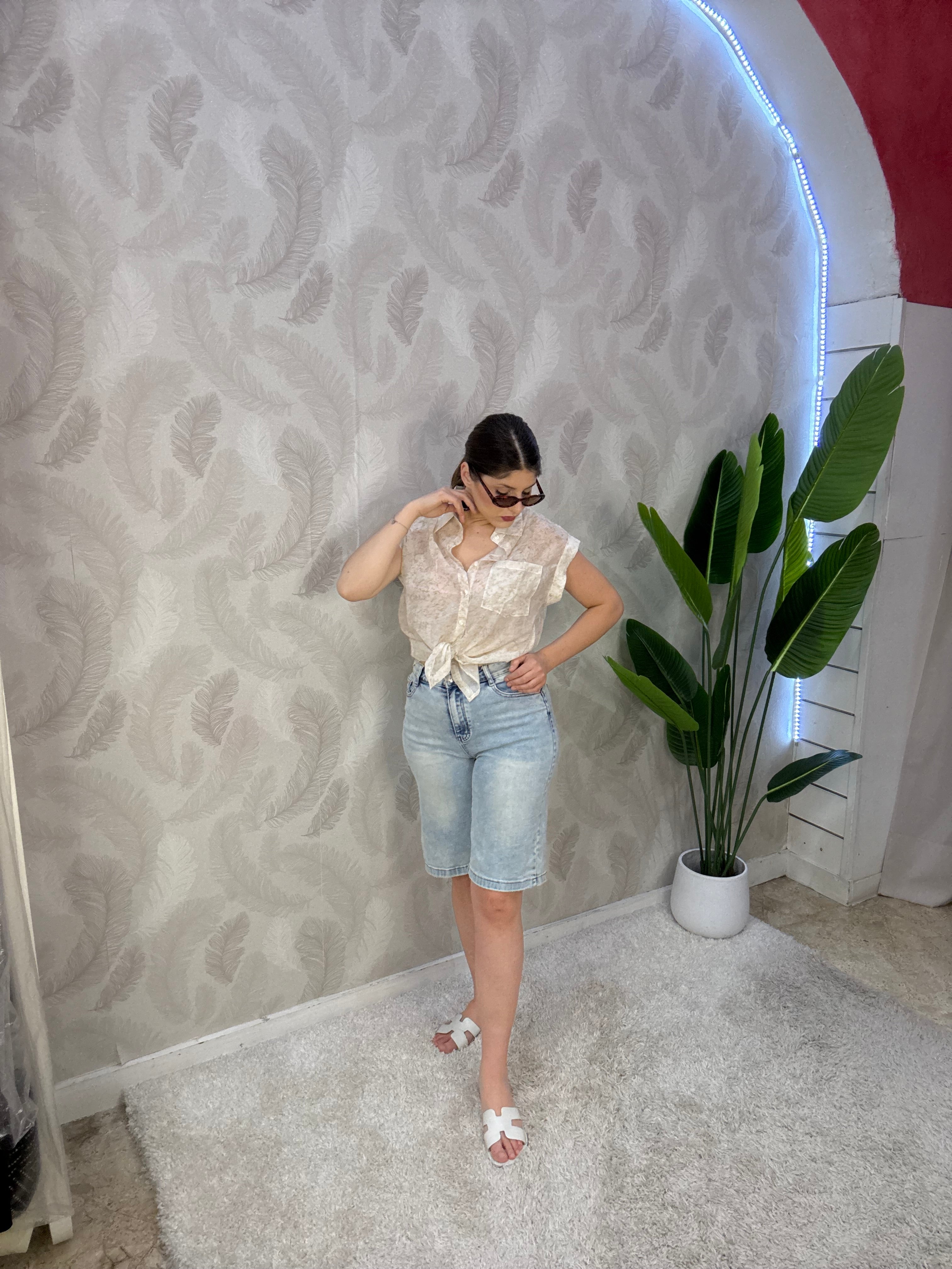 Bermuda jeans curvy✨