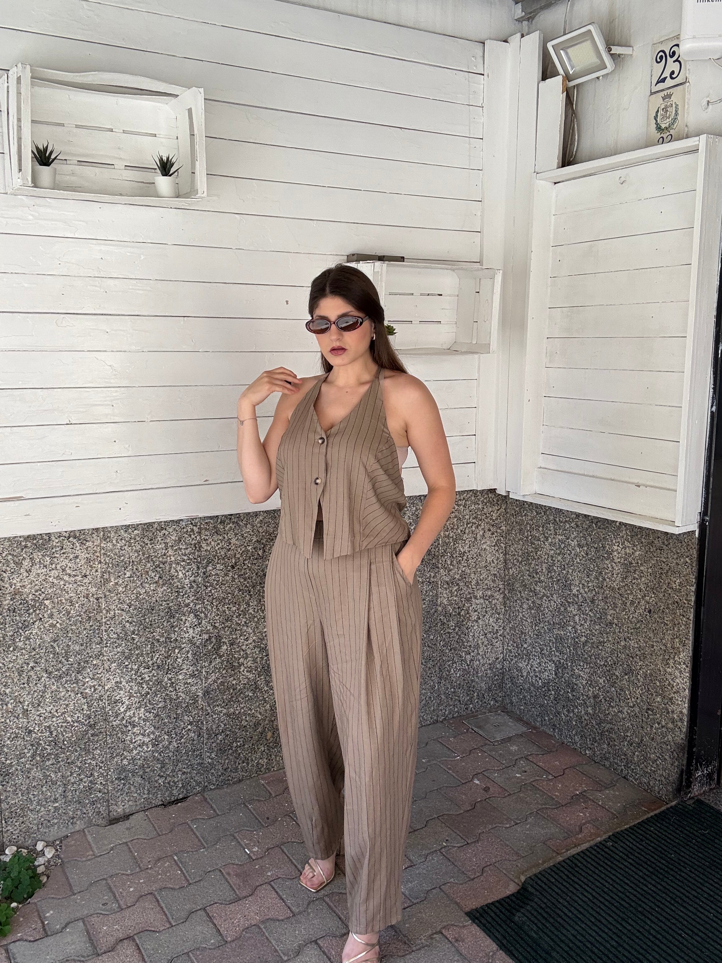 Coordinato gessato curvy ✨