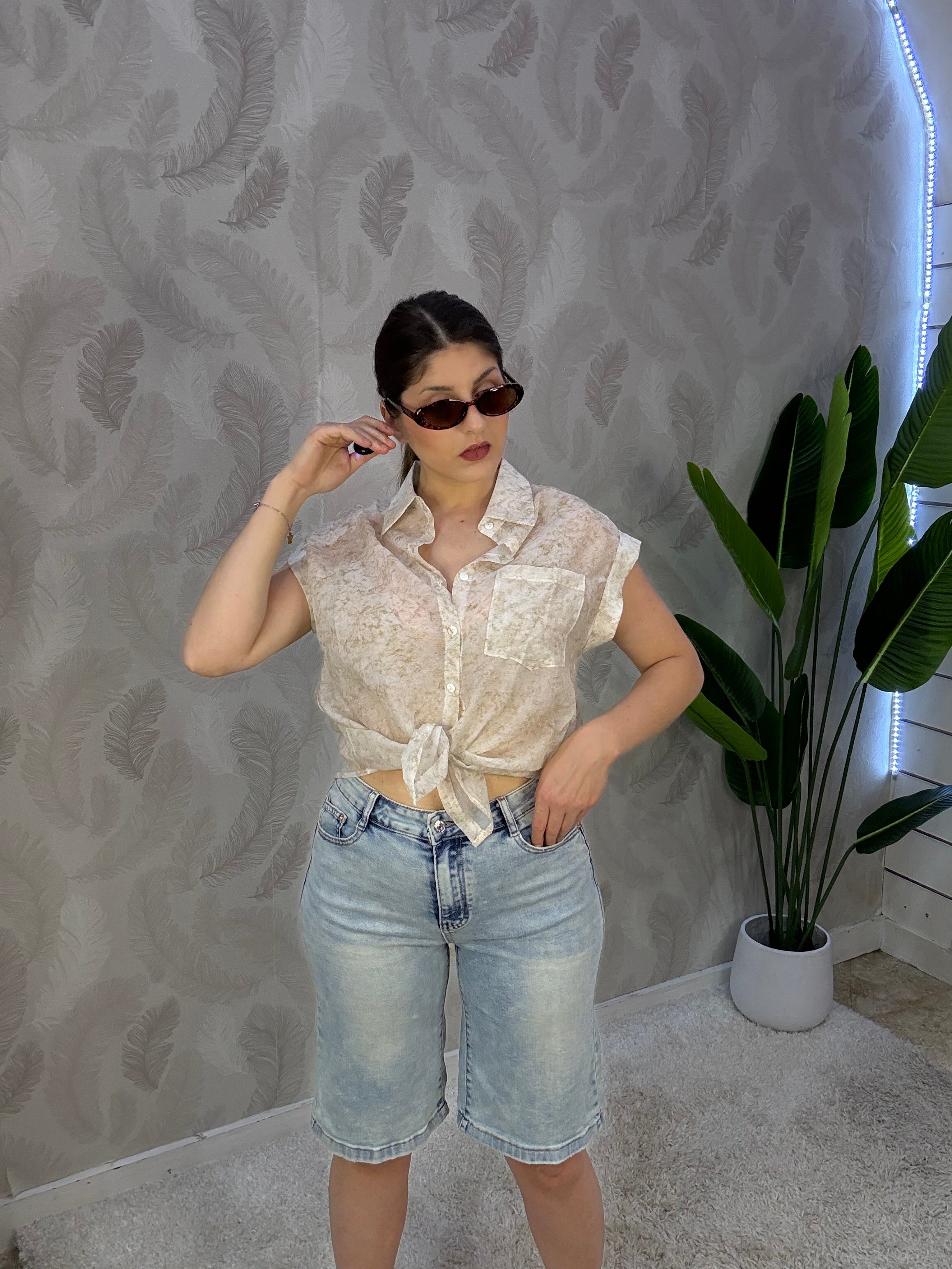 Bermuda jeans curvy✨